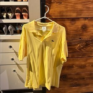 Lacoste Men's Polo Shirt in Bright Yellow